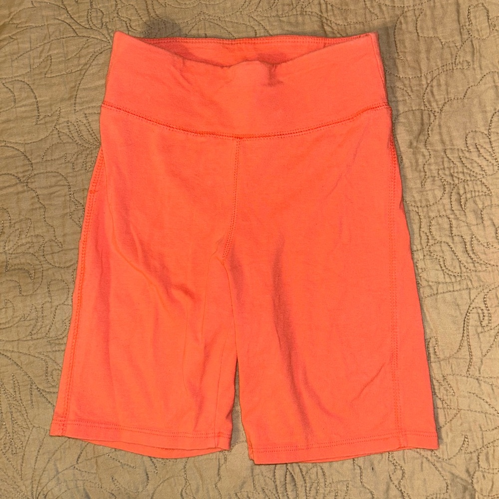 Hanes Women's Vibrant Orange Bike Shorts
